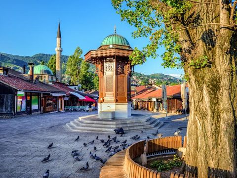 Flybilletter til Sarajevo